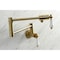 Kingston Brass KS4107PL Wall Mount Pot Filler, Brushed Brass KS4107PL - alternate 2